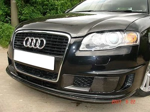 Carbon Fiber Front Air Intake Duct Scoops only fit for Audi A4 B7 DTM bumper - Picture 1 of 4