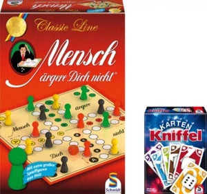 Schmidt Spiele Bundle Mensch ärgere dich nicht Classic Line plus Kniffel Karten - Bild 1 von 1