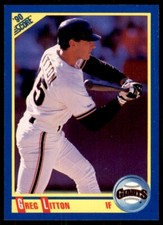 1990 Score Greg Litton Baseball Cards #497