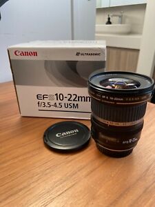 Canon EF-S 10-22mm f/3.5-4.5 USM Wide Angle Camera Lens 
