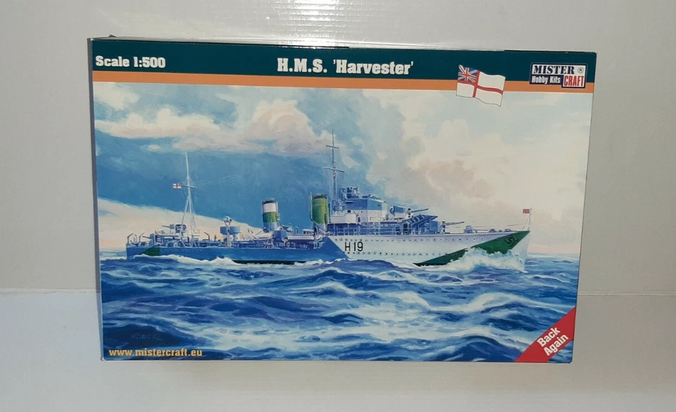 HOBBY KITS MISTER CRAFT 1/500 H.M.S. "HARVESTER" S-98 3°SERIE KIT MONTAGGIO - Immagine 1 di 4