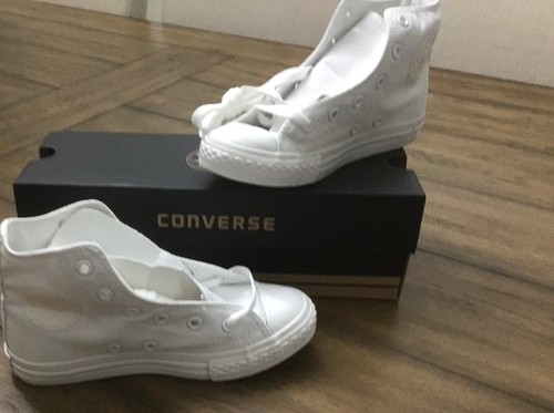 Chuck alto ragazzo taylor converse all star bianco taglia 1 anno unisex