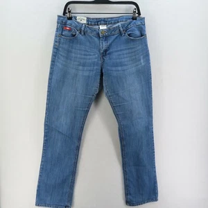 Lee Cooper Denim Jeans Mens Adult Size 32 Blue Zip Fly Straight Casual - Picture 1 of 11