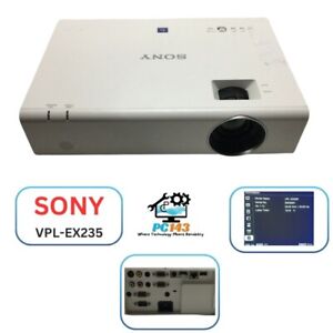 SONY (VPL-EX235) HDMI PROJECTOR 1916h LAMP HOURS USED