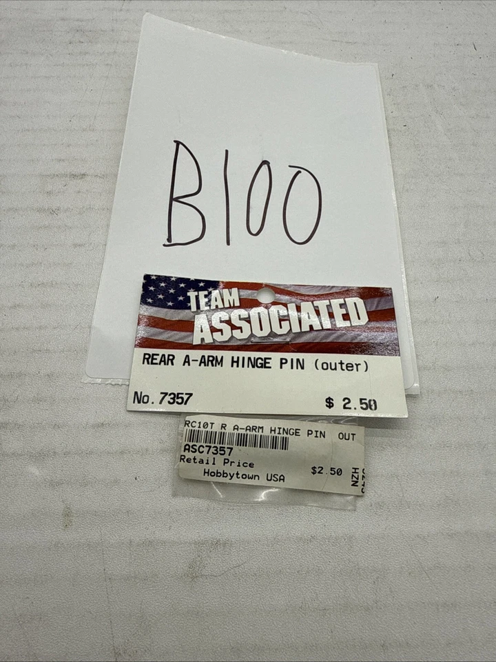 Vintage Team Associated Rear A-Arm Outer Hinge Pin  RC10T 7357 Truck  - Image 1 of 1