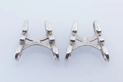 Hermès Cufflinks - Entrelacs - Gaetan de Percin - Silver Ag 925 - Bild 1 von 4