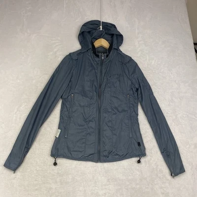 Chaqueta con Capucha G-Star RAW M Azul Cortavientos Cremallera Frontal Ligera Nylon 3301 Foto 1 de 4