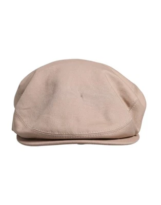 Dolce & Gabbana Beige Cotton Newsboy Capello Cabbie Men's Hat Authentic - Image 1 of 4