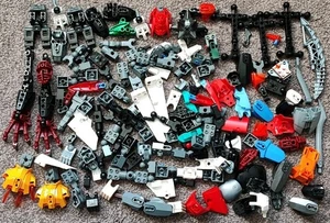 Lego Bionicle Hero Factory Ersatzteile 475g Teile Gelenke Klinge gemischt Konvolut Lot - Bild 1 von 7