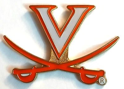 Virginia Cavaliers Pin RETIRED RETRO University of Virginia Pin College NCAA Pin - Image 1 of 3