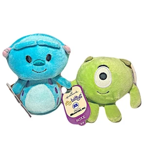 Hallmark Itty Bittys Disney Monsters Inc Mike Sully Mini Plush Rare - Picture 1 of 4