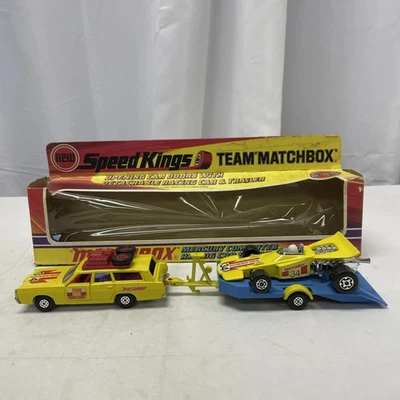 Remolque Matchbox Speed Kings K-46 Mercury Commuter para carros de carreras NUEVO EN CAJA  Foto 1 de 4