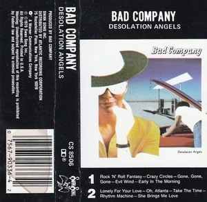 Bad Company - Desolation Angels (Cassette, 1979) Swan Song CS-8506 - Picture 1 of 3