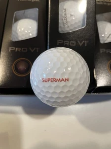Titleist ProV1 Dz Superman imprint - Picture 1 of 5