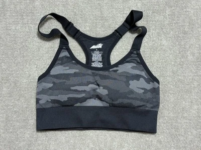 Avia Sports Bra Womens Medium Camo Seamless Racerback Athletic Gym Training Yoga - Image 1 of 4