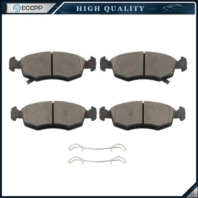 前陶瓷刹车片适用于 2012 2013 2014 2015 2016 2017 2018 2019 菲亚特 500 — 第 1/4 张图片