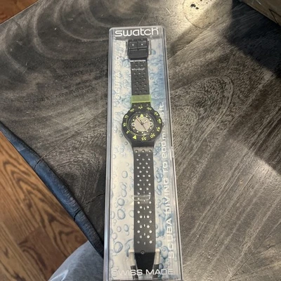 SWATCH SCUBA SHAMU / BLACK WAVE - NEUWARE SDB102 - Image 1 of 3