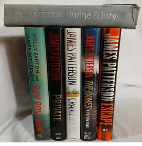 James Patterson Book Lot/ 6 HC Private Escape Games Cradle Run Rose Run + - Picture 1 of 23