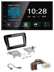 Kenwood Bluetooth MP3 DAB USB 2DIN Autoradio für Suzuki Swift ab 17 schwarz glän - Bild 1 von 10