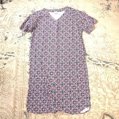 Camisón lencería vintage Val Mode manga corta talla única mujer geométrico Foto 1 de 4