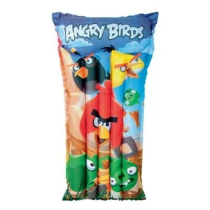 ANGRY BIRDS CHILDRENS INFLATABLE LILO SWIMMING POOL KIDS BEACH SUN LOUNGER - Picture 1 of 1