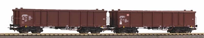 PIKO 58235 Set 2 Freight Cars Eaos DB Ep VI Free Märklin Axles 1:87 - Image 1 of 3