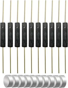 Gebildet 10 Stück Kunststoff Reedschalter Reedkontakt Schließer Schließer magnetisch mit - Bild 1 von 4