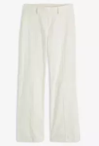 Leinenhose mit Schlitz Gr. 40 Naturbeige Damen Hose Freizeit-Pants Neu - Bild 1 von 1