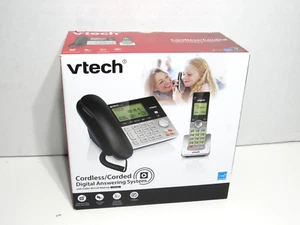 VTech DECT 6.0 Corded/Cordless Answering System w/ Caller ID/Call Waiting CS6949 - Picture 1 of 6
