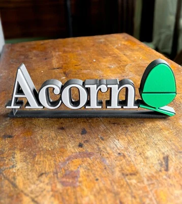 Acorn Computers - Modello logo computer *SPEDIZIONE GRATUITA UK*