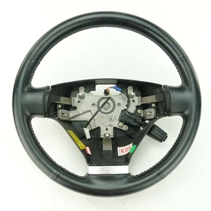 2003 2004 Hyundai Tiburon Steering Wheel Leather Black Cruise Control - Picture 1 of 11