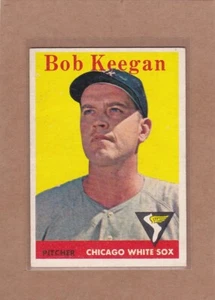 Bob Keegan 1958 Topps béisbol #200 White Sox Ex * A22549 - Imagen 1 de 1