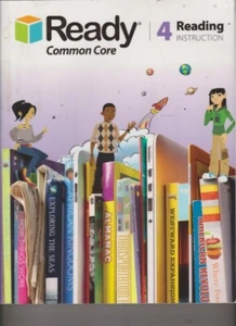 Ready Common Core Grade 4 Reading Instruction Workbook No Writing - Picture 1 of 1