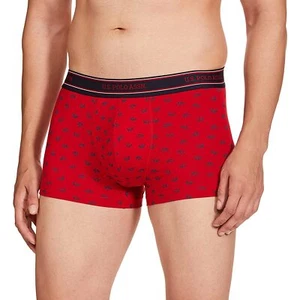 U.S. Polo Assn. Men's Cotton Print Stretch Jersey Trunk Brief - Double Layered - Picture 1 of 5