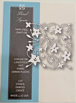 Memory Box Metal Die "Floral Square" 98284 - Image 1 of 4