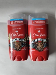 Old Spice Elklord Desodorante Aluminio Libre 3.0 OZ Lote de 2 - Imagen 1 de 2