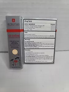 Erborian CC Creme High Definition Radiance Face Creme 0.17 oz SPF 25 Mini BNIB - Picture 1 of 6