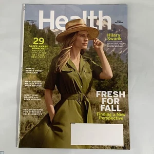 Health Magazine September 2020 Hilary Swank Fresh For Fall Sleep Award Winners - Picture 1 of 2