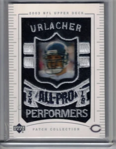2003 Upper Deck UD Patch Collection Urlacher - Picture 1 of 2