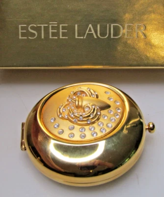Estée Lauder Golden Aquarius Compact Lucidity Translucent Powder NIB NEW - Image 1 of 4