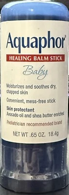 Aquaphor BÁLSAMO CURATIVO BEBÉ STICK | MUSTURIZA Y CALMA LA PIEL SECA AGRIETADA Foto 1 de 4