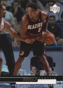 1999-00 Upper Deck Encore Trail Blazers Basketball Card #66 Scottie Pippen