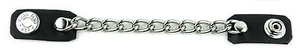 Vest Extender Extension Single Row Chain Biker MC Jacket Motorcycle Snap-1pc - Picture 1 of 6