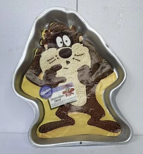Wilton Vintage Cake Pan 1995 Taz Tasmanian Devil Looney Tunes Warner Brothers - Picture 1 of 3