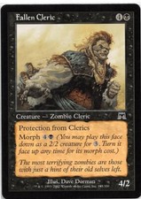 Fallen Cleric *Common* Magic MtG x1 Onslaught SP