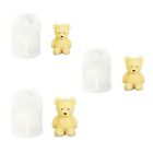 Small Bear Silicone Mold Dishwasher Safe for Making Soap Plaster
