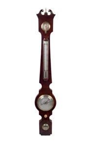 Barómetro de rueda Casella antiguo - Imagen 1 de 6