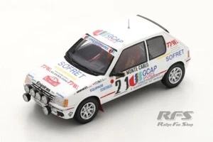 Peugeot 205 GTI Rallye Rally Monte Carlo 1988 Ballet Lallement 1:43 Spark 9453 - Bild 1 von 1