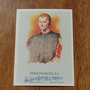 2010 ALLEN & GINTERS TOPPS NICCOLO MACHIAVELLI #103 CARD - Picture 1 of 2
