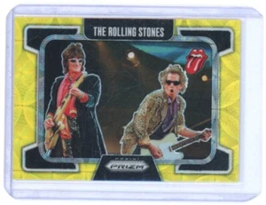 2025 FULL BAND PANINI PRIZM THE ROLLING STONES #72 YELLOW SCOPE 038/199!! - Picture 1 of 1